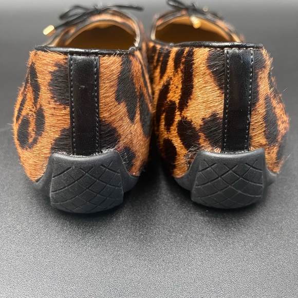 Talbots Women Classic Leopard Francesca Bow Slip On Pointed Toe Flats Size 6.5 M - Picture 3 of 9